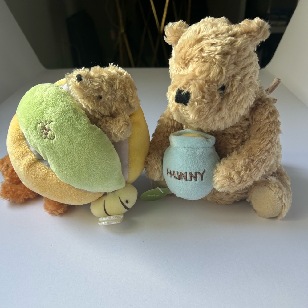 Pooh Musical Plush Rattle